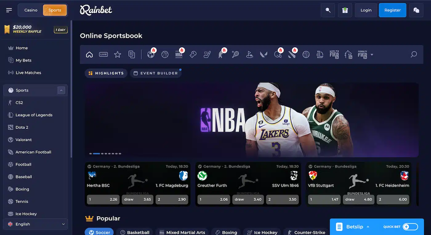 Rainbet Sports Betting Guide 2026 – How to Bet on Sports, Odds Explained & Winning Strategies